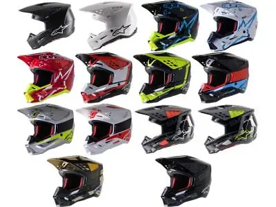 Alpinestars Supertech M5 SM5 Motocross Helmet Dirt Bike Riding MX ATV Offroad • $149.99