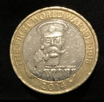 The First World War Lord Kitchener 2 Pound Coin • £200