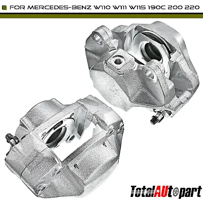 2x Brake Caliper W/o Bracket Front For Mercedes-Benz W110 W111 W115 190C 200 220 • $95.19