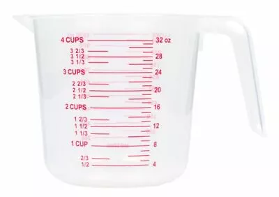 4 Cup Measuring Cup - Ounce Fractional Cup & Ml Markings • $7.85