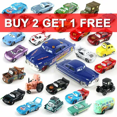£7.99 • Buy New Disney Pixar Cars Lot Lightning McQueen 1:55 Diecast Model Car Toy Kid Loose