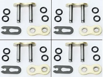 4pcs Motorcycle O Ring 520 Chain MASTER JOINT LINKS CLIP Chip Type Joining Link • $17.38