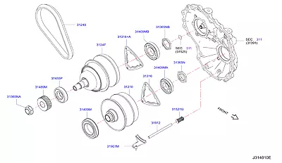 Nissan/INFINITI 31409-1XF0E A BERG Differential. Bearing • $45.02