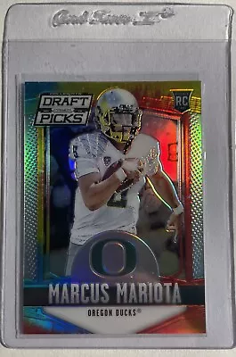 2015 Marcus Mariota Panini Collegiate Draft Picks Football #131 Tie Die /49 013 • $14.99