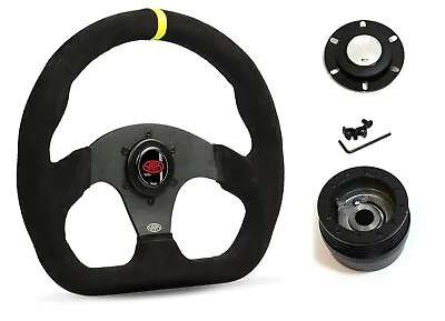 SAAS Steering Wheel D1-SWB-F33 & Boss For Toyota Supra MA61 1981-1985 • $249