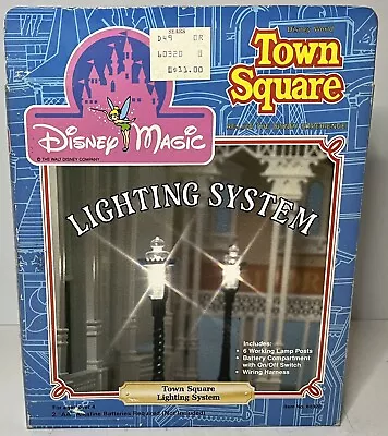 Vintage Disney Magic Town Square Lighting System Lights 6 Lamp Posts NIB Tested • $20