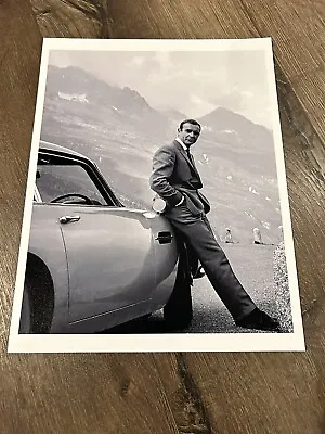 JAMES BOND SEAN CONNERY Art Print Photo 11x14  Poster Aston Martin Car 007 • $12.99