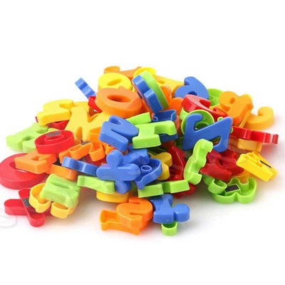 £10.39 • Buy 78PCS Learning Toy Gift  Fridge Magnetic Alphabet Letters Magnets Xmas Numbers
