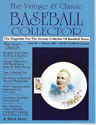 Vintage & Classic Baseball Collector Magazine  Issue # 1  VCBC • $8