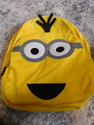 CUTE! Despicable Me Minion Plush Backpack/Book Bag • $9