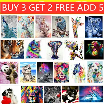 £7.40 • Buy Full Drill 5D Diamond Painting Picture Art Cross Stitch DIY Kit Embroidery