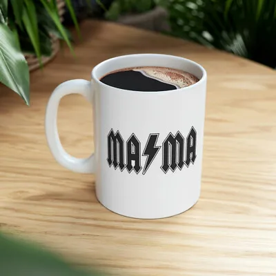 £9.68 • Buy Mama AC/DC Cool Mom Mothers Gift Ceramic Mug 11oz