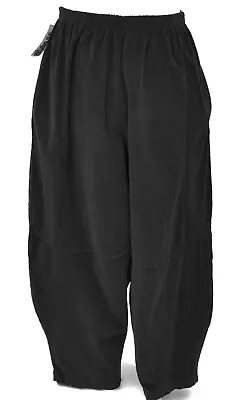 Plus Size La Bass Dark Anthracite Cotton Cord 2 Pockets Baggy Pants 3xl-4xl • $94.72