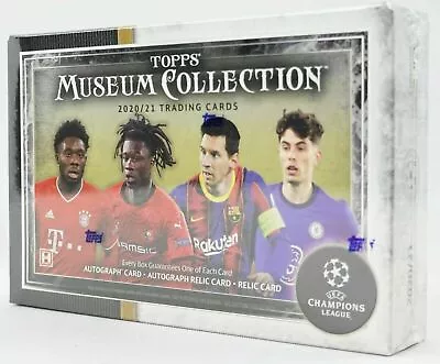 2020-21 Topps UEFA Champions League Soccer Museum Collection Hobby Box (Sealed) • $484.01