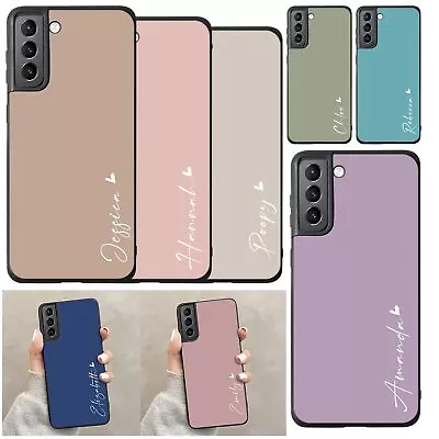 Personalised Silicone Phone Case Cover For Samsung Galaxy S22 Ultra S24 Plus S23 • £5.15