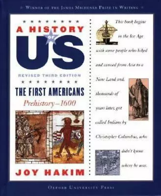 A History Of Us: The First Americans: Prehistory-1600a History Of Us Book One • $5.66