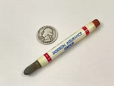 Vintage Bullet Pencil Advertising DODSON INSURANCE GROUP Kansas City KC MO Pen • $12.97