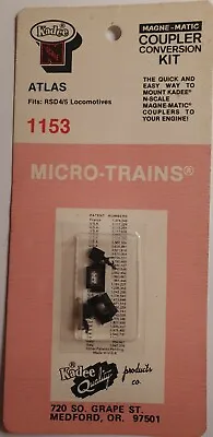 MICRO-TRAINS Kadee N SCALE 1153 MAGNE-MATIC COUPLER CONVERSION KIT ATLAS - NOS • $9.63