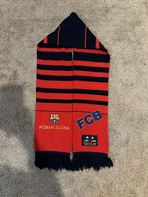 RARE FC Barcelona BARCA Authentic Official Soccer Scarf 2006 Champion • $10