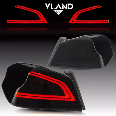 VLAND SMOKE LED Tail Lights For 2015-21 Subaru WRX & WRX STI W/Sequential Signal • $299.99