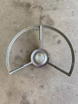 Vintage Car Steering Wheel Horn Pad  • $25