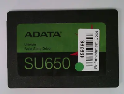 ADATA Ultimate SU650 240GB 2.5  SSD Solid State Drive 3D NAND Flash • £25