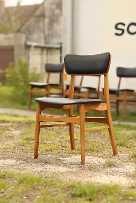 True Vintage Danish Modern 1x Teak Chair Dining Room Chair 1 V.4 • $319.68