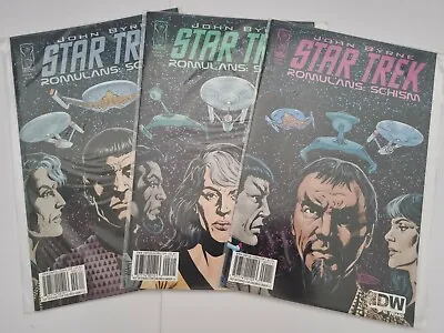 £12.99 • Buy STAR TREK Romulans: Schism, 2009, Issues 1-3, John Byrne, New In Sleeves