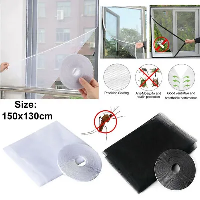 Mesh Net Window Screen Fly Mosquito Moth Screen Netting Insect Repellent Screens • £3.39