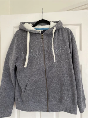 £18 • Buy Hoodie Fleece Jacket Ladies Weird Fish Full Zip Size 12