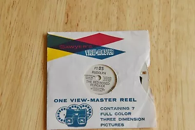 Rudolph The Red-nosed Reindeer One View Master Reel Sawyer’s Inc 1950s • $12