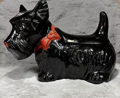 Vintage The Cookie Jar Company SCOTTY Scottie Dog Scottish Terrier With Box  • $33.99
