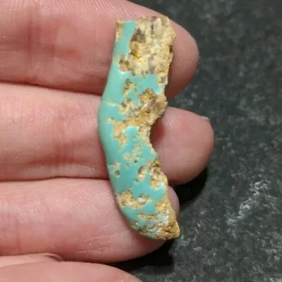 Old Stock Hachita Turquoise Rough 7.7 Ct. Purchased From Zuni Res. • $23.38