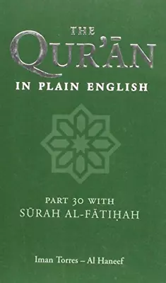 The Qur'an In Plain English: Part 30 With Surah Al-Fatihah • £4.45