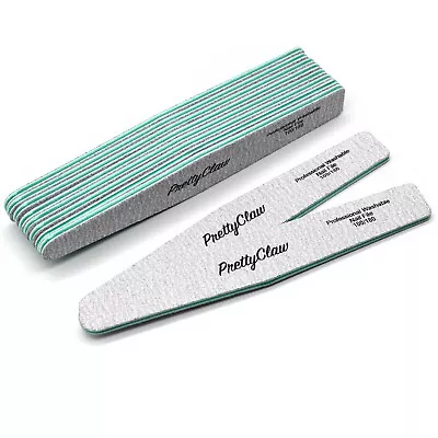 10pc Professional Nail Files Acrylic Nail File Diamond Zebra File 100/180 Grit • $8.75