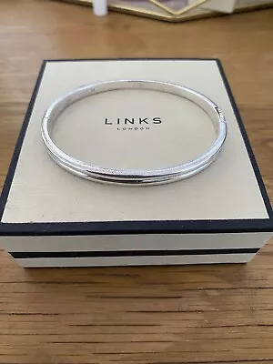 Links Of London Sterling Silver Bangle In Box • £75