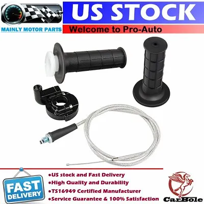 $16.63 • Buy Throttle Cable Grip Casing Set For Honda XR50R XR70R XR75 XR80 XR80R XR100R Z50R