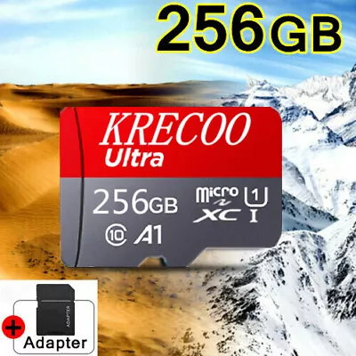 Micro SD Card SDXC Memory Card TF Class 10 64GB 128GB 256GB 1TB With SD Adapter • $1.29