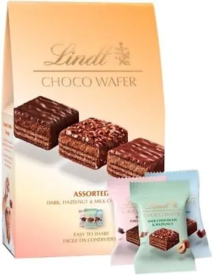Lindt CHOCO WAFER Milk & Hazelnut Chocolate • £11.99