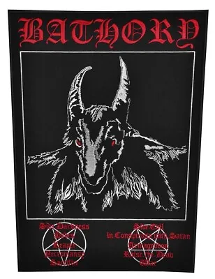 Bathory Side Evil Reaper Sacrifice Back Patch | Swedish Black Metal Band Logo • $21.99