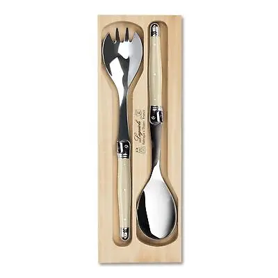 Laguiole Salad Serving Set Of 2 In Wooden Display Tray 4 Colours Available  • £29.95