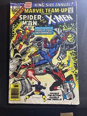 Marvel Team-Up King Size Annual 1 (1976) - Spider-Man And The X-Men Low Grade • $8