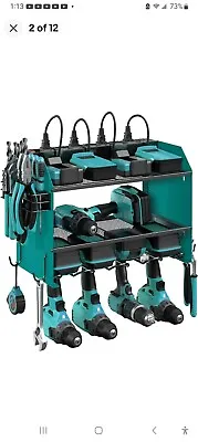 Modular Power Tool Organizer Wall Mount Charging Station Garage Drill... • $47.95