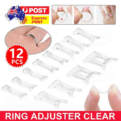 12x Invisible Tightener Ring Size Reducer Resizing Adjuster Pad Jewellery Tools • $3.75