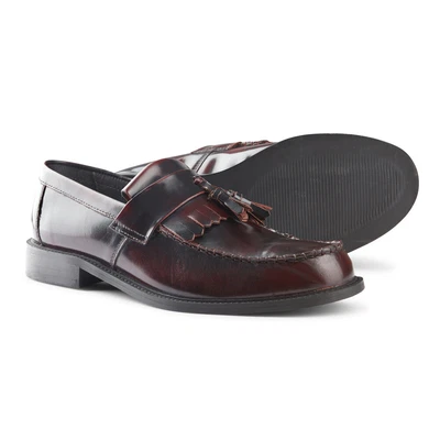 £42.95 • Buy Mens Roamers Leather Mod Tassel Saddle Loafers