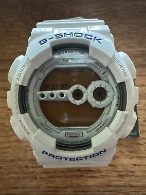 CASIO G SHOCK GD 100SC 7DR White Men's Watch Used With Users Guide Original Tin • $59.99