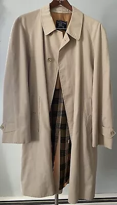 Vintage Classic Burberry Commuter II Trench Coat 26.1/2  X26.1/2 X43.00 Long • $125