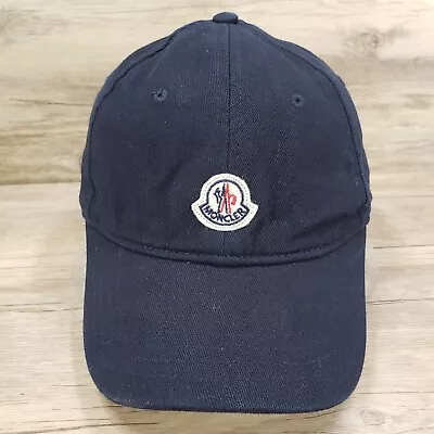 Moncler Baseball Cap Hat Strapback Kids Size M Blue Adjustable • $49.99