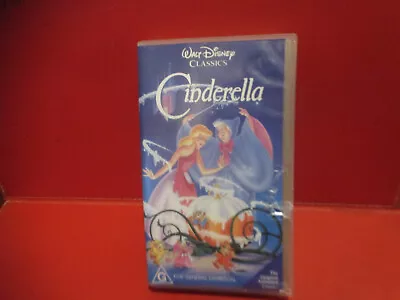 Cinderella Disney VHS Video Cassette Rare Collectable • $15