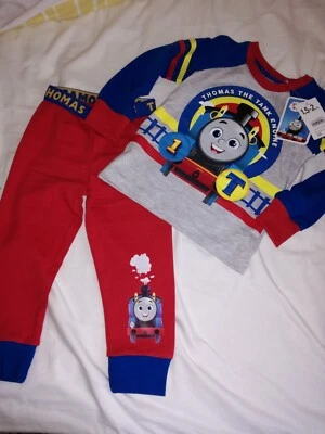 £8.99 • Buy Bnwt Boys Mothercare Thomas The Tank Engine Pyjamas Baby Age 12-18m